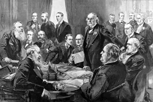 Fowler Prints: W. E. Gladstones Cabinet of August 1892
