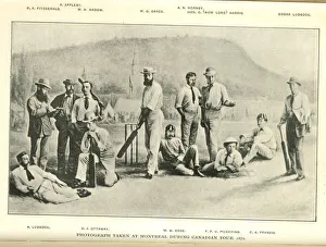 Images Dated 7th September 2018: W G Grace and Cricket Team, Montreal, Canada