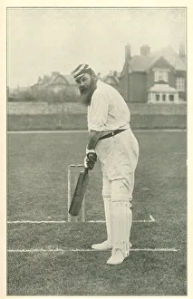 Sportsman Collection: W G Grace, legendary cricketer, batting