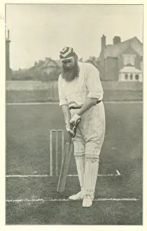 W G Grace, legendary cricketer, batting