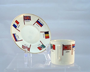 Images Dated 10th January 2013: W H Goss coffee cup and saucer