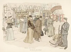Bookstall Prints: W H Smith bookstall, Charing Cross Station, London
