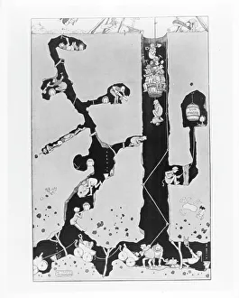 Calendar Prints: W. Heath-Robinson: Coal mine