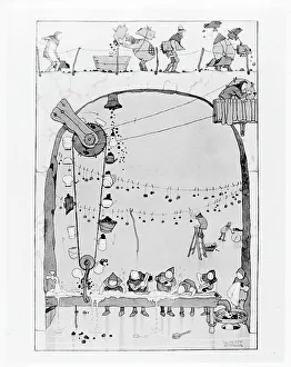 W. Heath-Robinson: Coal washing shed
