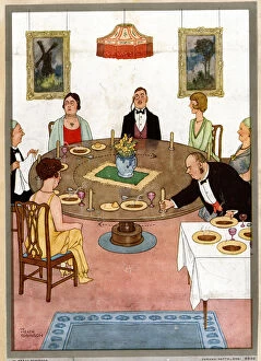 W Heath Robinson - The New Revolving Dining Table