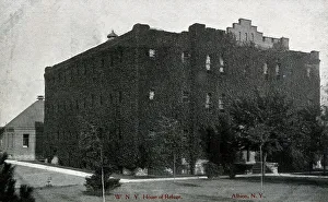 Albion Prints: W. N. Y. House of Refuge at Albion, NY State, USA