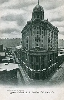 Wabash Prints: Wabash Railway Station, Pittsburgh, PA, USA