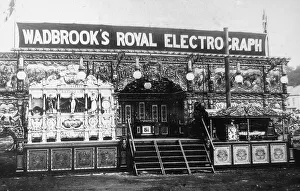 Fairground Prints: Wadbrooks Royal Electrograph Bioscope Show
