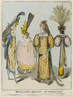 Waggoners Prints: Waggoners Frocks or no bodys of 1795