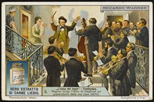 Serenading Prints: WAGNER / LIEBIG / 5 / 1870