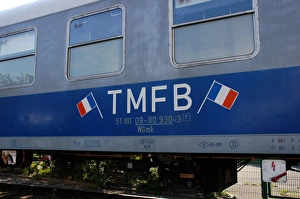 Images Dated 17th August 2006: Wagon of a French military train that covered the path Berli