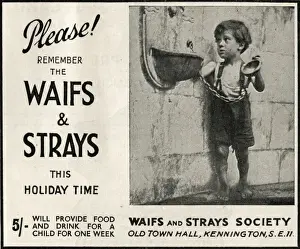 Waifs and Strays Society appeal advertisement