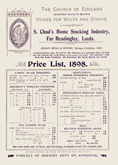 Images Dated 19th January 2016: Waifs and Strays Society Leeds St Chads Price List