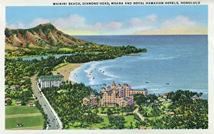 Idyllic Gallery: Waikiki Beach and hotels, Honolulu, Hawaii, USA