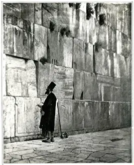 At the Wailing Wall, Jerusalem
