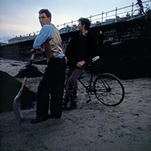 Hartlepool Prints: The Waistcoat. Hartlepool Beach 1970s