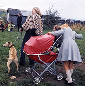Allotment Collection: Waiting For The Off. Carlin Howe, N Yorks 1970s