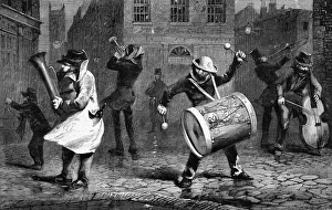 Traditional carol singers