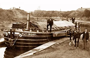 Wakefield, Canal Barge, Horbury Bridge