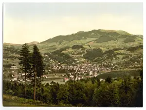 Wald Prints: Wald, general view, Zurich, Switzerland