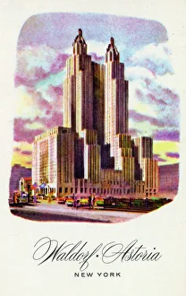 Hotels Collection: Waldorf Astoria Hotel, New York