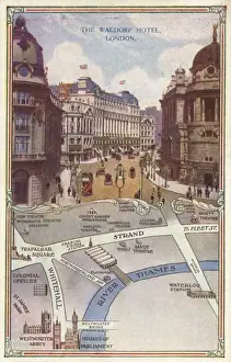 Waldorf Prints: The Waldorf Hotel, Aldwych, London