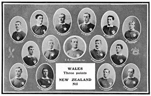 Williams Collection: The Wales rugby team, 1905