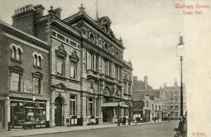 Images Dated 23rd June 2020: Walham Green, Fulham, London - Town Hall. Date: 1905