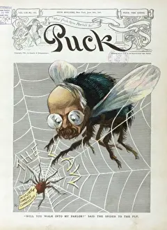Parlor Prints: Will you walk into my parlor? said the spider to the fly