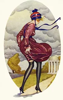 Windy Prints: A walk on a windy day