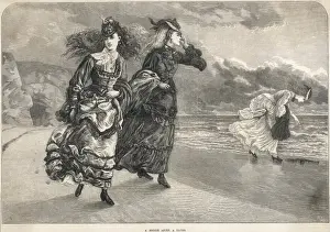 Bathe Prints: Walking Along the Beach