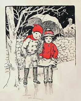 Rainy Prints: Walking in the Rain