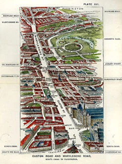 Woodblock Collection: Walks of London - Euston Road and Marylebone Road ?