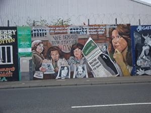 Images Dated 27th July 2011: Wall mural of 27 October 1980 at Belfast