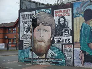 Images Dated 27th July 2011: Wall mural of K Nugent at Belfast