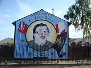 Terrace Collection: Wall mural of LT Jackie Coulter at Belfast