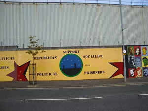 Republican Gallery: Wall mural of Support at Belfast
