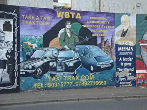 Images Dated 27th July 2011: Wall mural of WBTA at Belfast