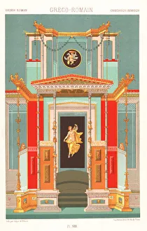 Cherub Prints: Wall painting from the House of Marcus Lucretius, Pompeii