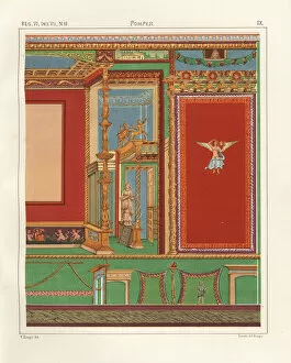 Adonis Gallery: Wall painting from a room in the Domus M