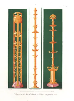 Kunst Epochen Gallery: Wall paintings of candlesticks from the House