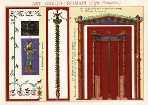 Panels Prints: Wall paintings, murals, panels and borders from Pompeii and Herc