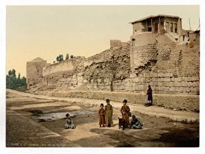 Escaped Collection: Wall over which St. Paul escaped, Damascus, Holy Land, (i. e