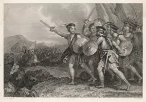 1303 Prints: Wallace Leads Scots / 1303