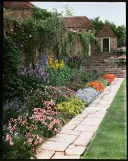 Frances Gallery: Walled garden, Great Maytham Hall, near Rolvenden, Kent