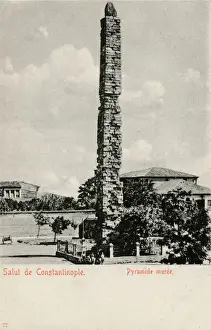 Porphyrogenitus Prints: Walled Obelisk - Sultanahmet Square, Istanbul, Turkey