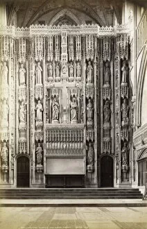 Sculptures Collection: Wallingford Screen, St Albans Abbey, Hertfordshire