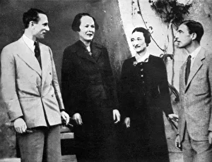 Images Dated 30th January 2018: Wallis Simpson with Mr and Mrs Herman Rogers