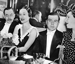 Images Dated 6th July 2011: Wallis Simpson at Quaglinos, April 1936