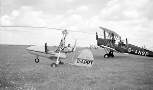 Morley Prints: Wallis WA. 116-MC G-ARRT & Tiger Moth G-ANSP